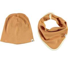 Neci hat and bib set Hagesmække + huer